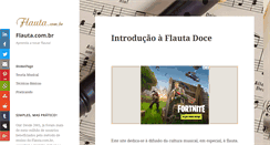 Desktop Screenshot of flauta.com.br