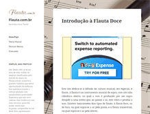 Tablet Screenshot of flauta.com.br